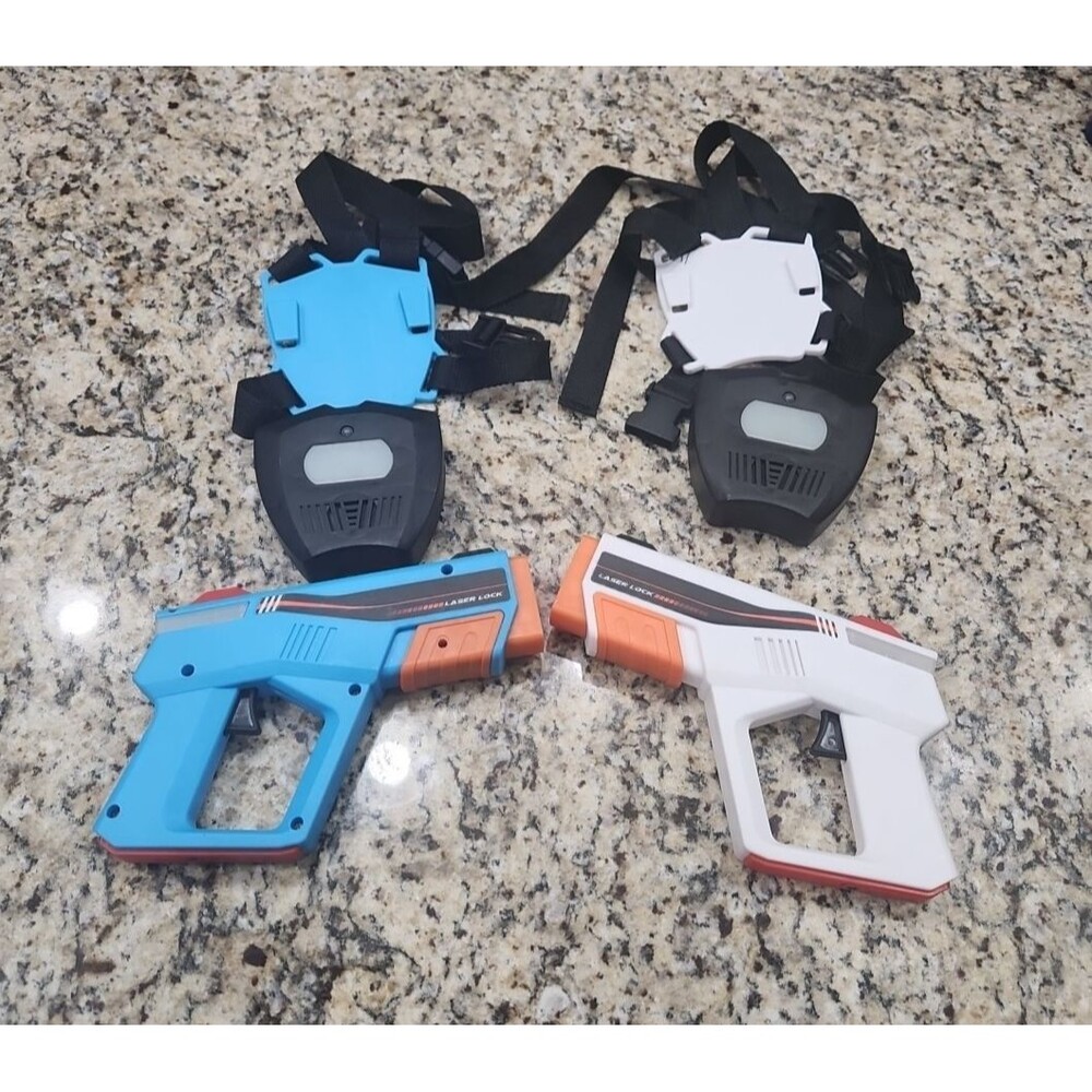 FUNKTION 2‑Player Laser Tag Set w/ Target Shootout – Shoots 25FT+ – Works